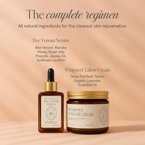 KUSHI Bee Venom Serum - Hydrating & Firming Face Serum for Youthful Skin - 15ml, Cruelty-Free