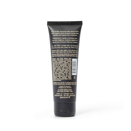 Mistral After Shave Balm - Bourbon Vanilla | Hydrating Non-Greasy Moisturizer with Aloe & Jojoba Oil - 2.7 Fl Oz