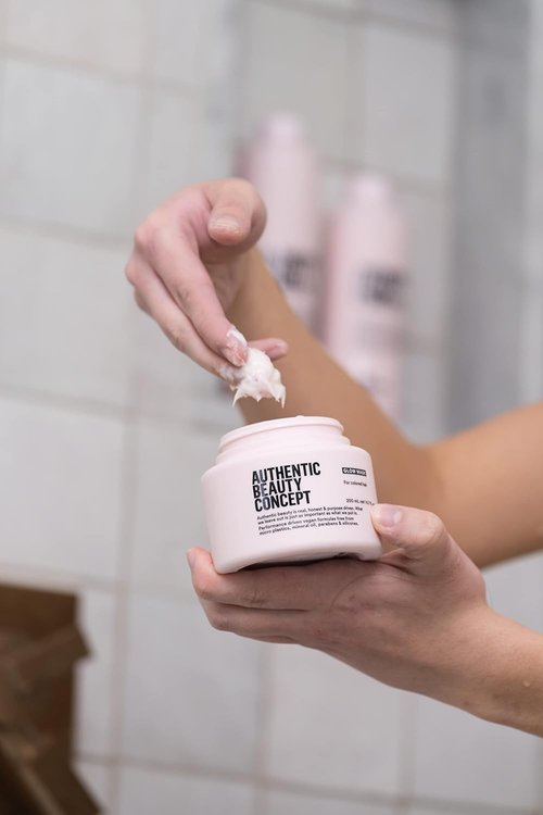 Authentic Beauty Concept Glow Mask - Color Treated Hair Treatment | Enhances Softness & Shine | Vegan & Cruelty-Free
