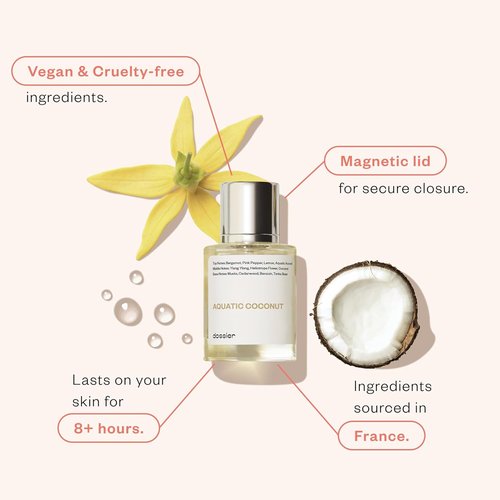 Dossier Aquatic Coconut Fragrance - Inspired by Maison Margiela's Replica Beach Walk