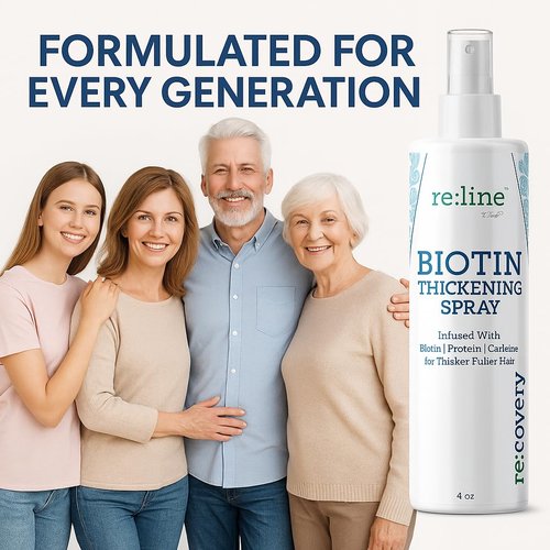 Skiennix Biotin Hair Thickening Spray - Hair Growth Tonic for Thinning Hair | Unisex Formula