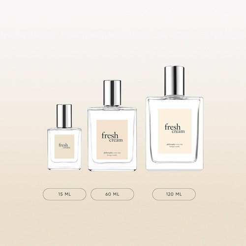 Philosophy Fresh Cream Eau de Toilette - Sweet & Captivating Women's Perfume - Vanilla, Heliotrope & Tonka Bean Notes - Long-Lasting Fragrance