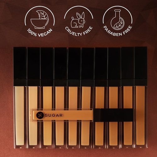 Sugar Cosmetics Magic Wand Waterproof Concealer45 Con Panna (Medium Beige, Golden Undertone) Full Coverage Waterproof Longwear formula