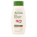 Aveeno Daily Moisturizing Body Wash - Shea Butter Berry Scent | Hydrating & Soothing for Sensitive Skin, 18 fl. oz
