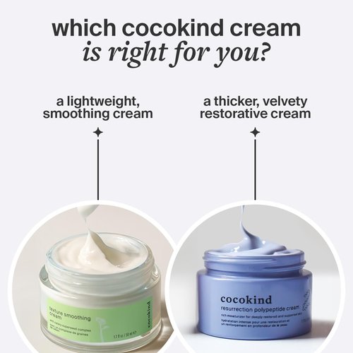 Cocokind Resurrection Polypeptide Cream - Hydrating Anti-Aging Face Moisturizer with Peptides & Squalane