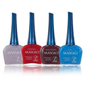 MASGLO Tradicional – Set of 4 Nail Polishes 13-Free Formula, Up to 7 Days of Wear, High-Coverage & Glossy Finish, Vegan – (0.5 oz Each)