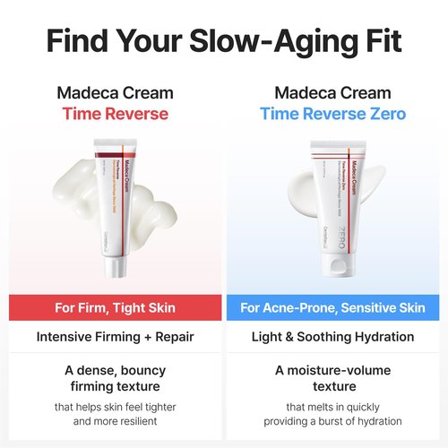 CENTELLIAN 24 Madeca Cream Time Reverse Zero 80ml(2.70 fl oz) - Lightweight Anti-Aging Moisturizer with Blue Active TECA, Cooling Cica, Firming, Deep Hydration, Barrier Repair, Sensitive, Oily Skin