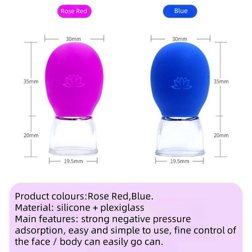 Facial Cupping | Nipple Corrector | Silicone Suction Massager for Facial Lifting, Rejuvenation and Postnatal Nipple Adjustment | Painless, Non-Invasive Beauty and Nursing Tools. 4PCS Pack