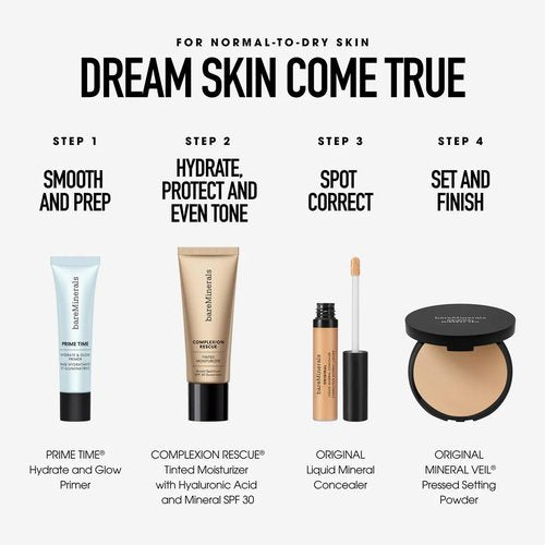 bareMinerals Hydrate & Glow Gel Face Primer, Vegan, Cruelty-Free & Dermatologist-Tested
