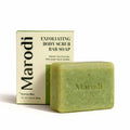 Skiennix Body Scrub Bar Soap - Korean Exfoliating Wash with Green Tea & Centella | 7 Oz, Sunrise Mist Scent
