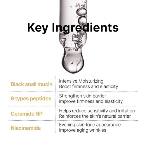 Farmstay Black Snail & Peptide 9 Perfect Toner, Snail Mucin Toner for Elastic & Glow Skin, Moisturizing & Anti-Aging, Smooths & Refine Skin Texutre, Korean Skin Care, for Women & Men, 4.05 Fl. Oz