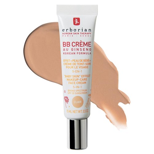 Erborian BB Cream - Matte Beauty Balm with SPF 20 | Tone-Evening Korean Skincare & Makeup Hybrid