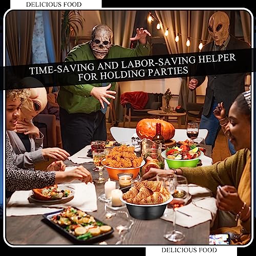 Disposable Halloween Plastic Serving Bowls 23 oz Bulk Pack