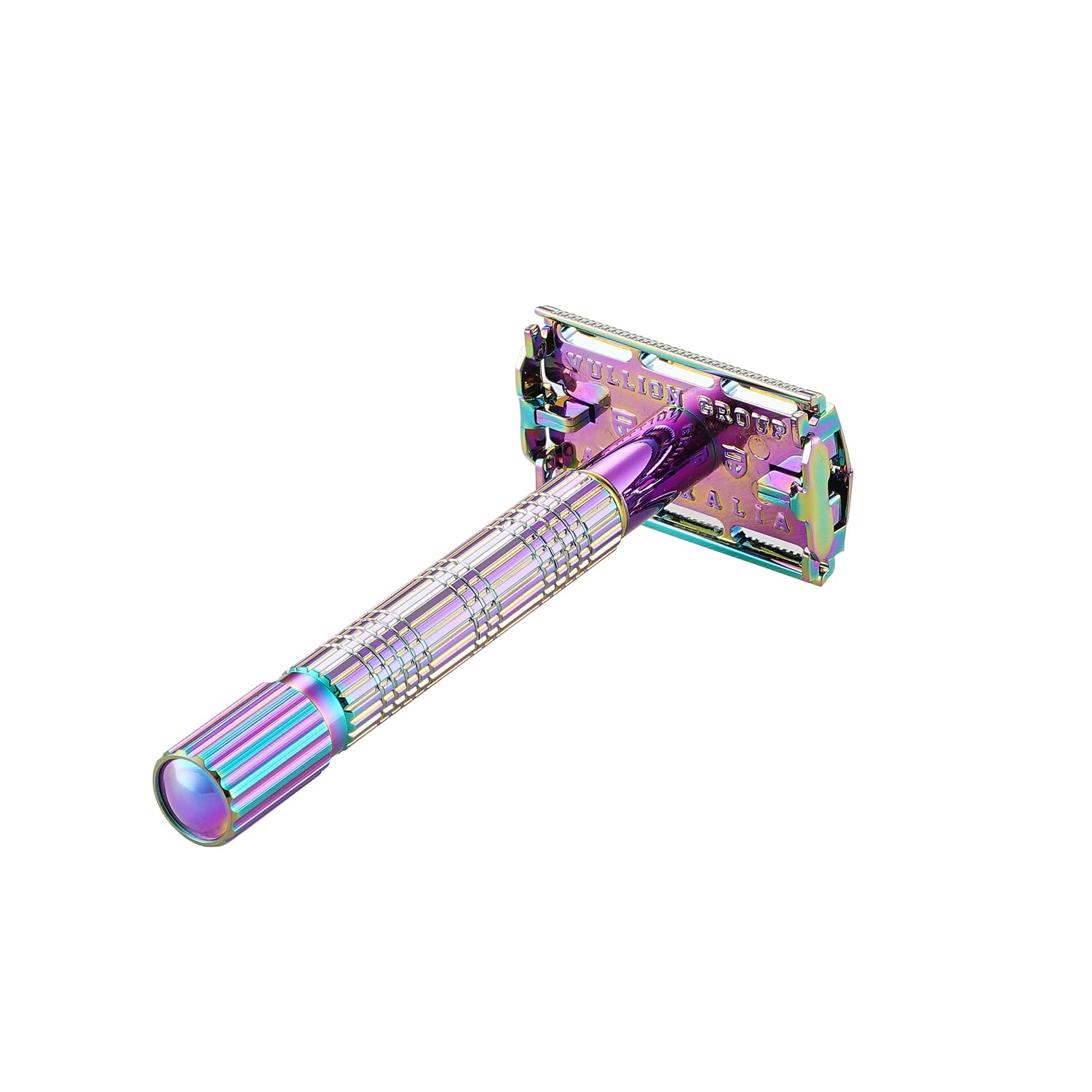 VIKINGS BLADE Safety Razor for Women + 5 Swedish Steel Blades. Quick Release Head, Double Edge. Smooth, Reusable, Recyclable (Model: Psyche)