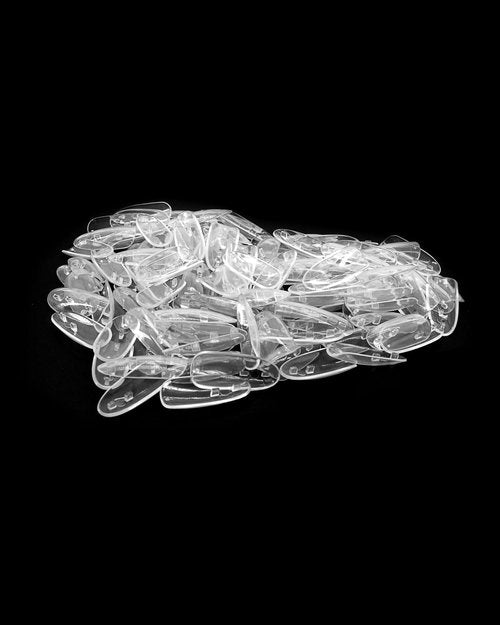 Clear Replacement Nail Tips for C9 C10 Nail Color Display Swatch Book (Transparent)