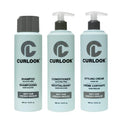 Skiennix Wavy Hair Bundle - Sulfate-Free Shampoo, Conditioner & Leave-In Cream Set | 3 x 400ml (13.5 oz) Bottles