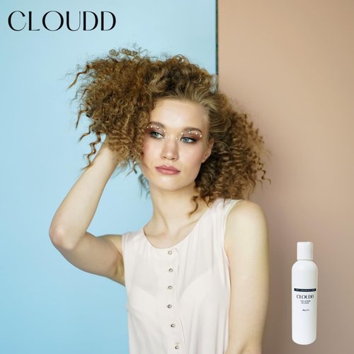 CLOUDD Curl Defining Gel Cream - Fragrance-Free & Essential Oil-Free | 100% Unscented Formula