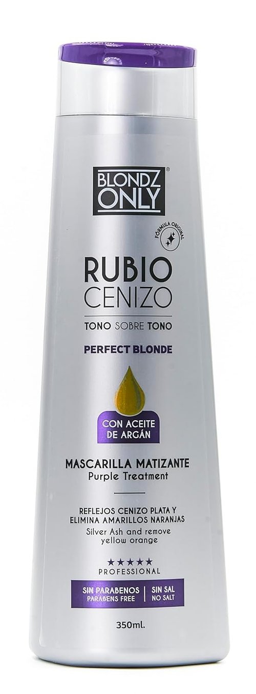 Skiennix Silver Ash Blonde Hair Toning Mask - Eliminates Brassiness & Neutralizes Yellow Tones | 11.8 Fl Oz