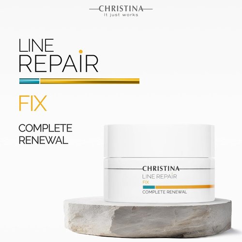 Christina Line Repair Complete Renewal Cream - Anti-Aging AHA Face Cream with Glycolic Acid | 50ml