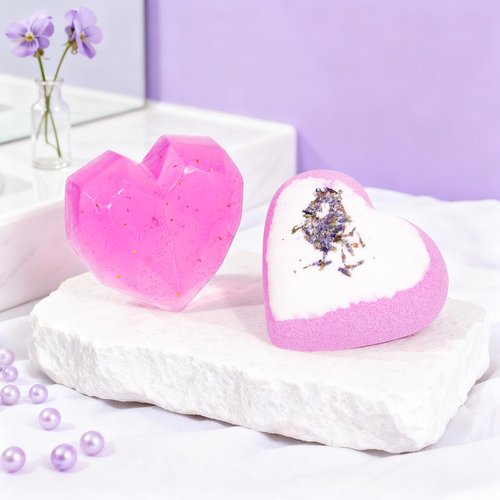 Gifts Basket for Women & Teen Girls Purple Relaxing Bath Gifts Basket Set Birthday Gifts Ideas for Women Relaxing Spa Gifts Self Care Gifts Box for Female Friends Gift