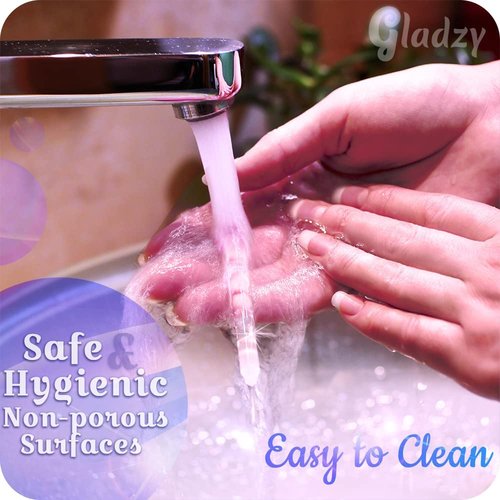 GLADZY Glass Cuticle Pusher - Professional Manicure Stick with Durable Abrasive Surface, Czech Quality