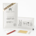 Pack of 200 Cotton Pad Cotton Swab and Nail File Kit Kraft Paper Individually Wrapped Hotel Vanity Kit Hotel Supplies and Toiletries Bulk
