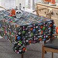 Halloween Ghosts Bats 60 x 84 Inch Vinyl Tablecloth - Spooky Party Decor