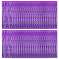 Purple Foil Fringe Curtains 50 Pack - 3.2ft x 8.2ft Tinsel Backdrop for Parties - Purple