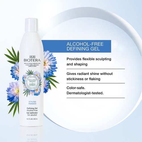 Biotera Styling Defining Gel - Alcohol-Free Flexible Sculpting & Shaping | Radiant Shine, No Flaking