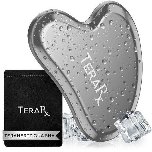 TeraRX® Terahertz Gua Sha for Enhanced Lymphatic Drainage, Reduced Puffiness, and Relieved Facial Tension – 100% Authentic Terahertz Stone Gua Sha Facial Tools