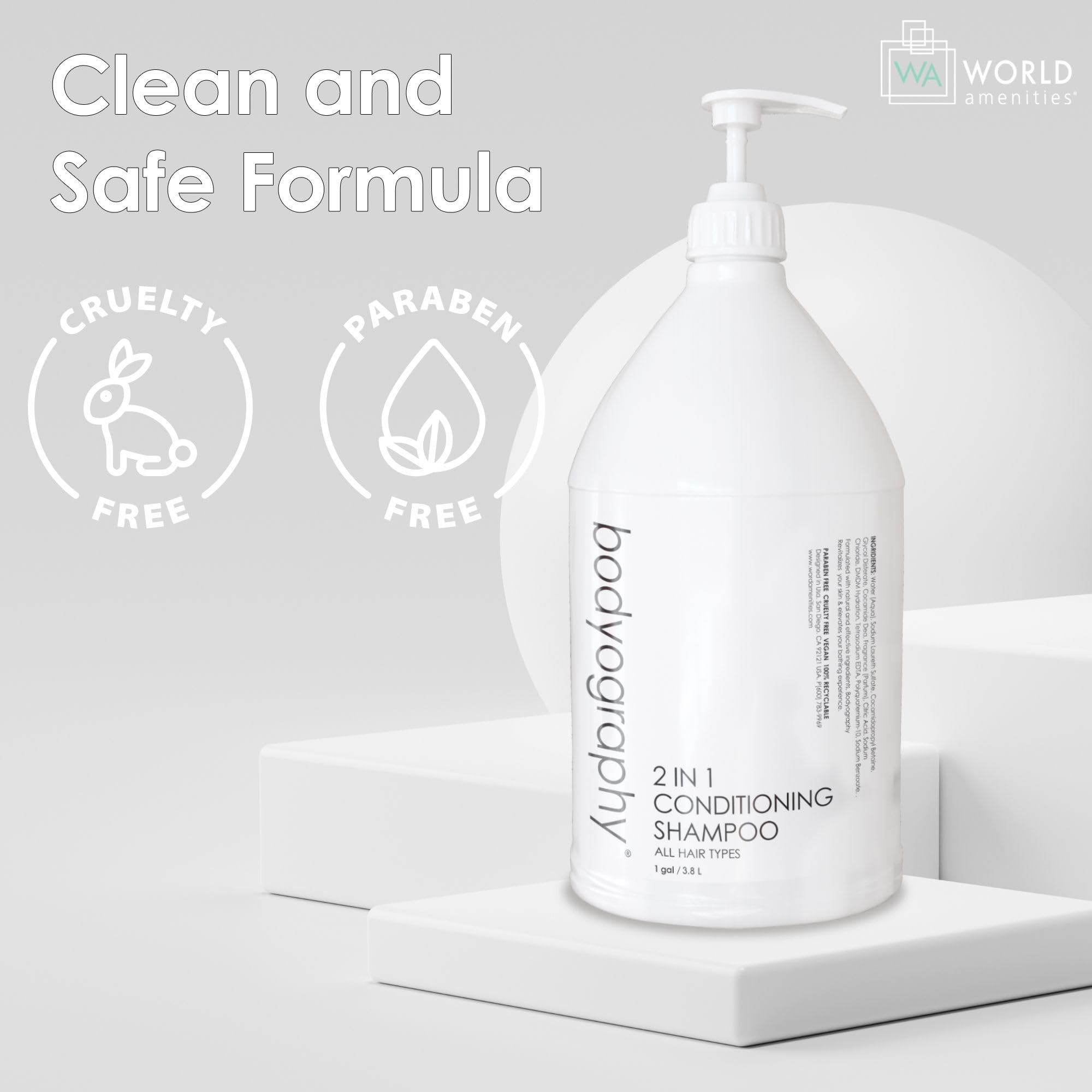 World Amenities Bodyography 2-in-1 Conditioning Shampoo