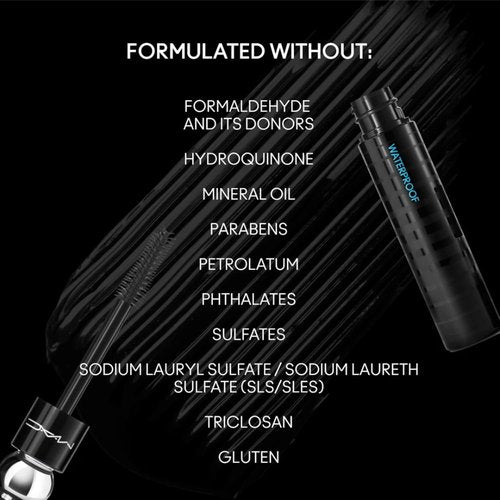 MAC Stack Superstack Mega Brush Waterproof Mascara - Black Stack by MAC for Women - 0.41 oz Mascara