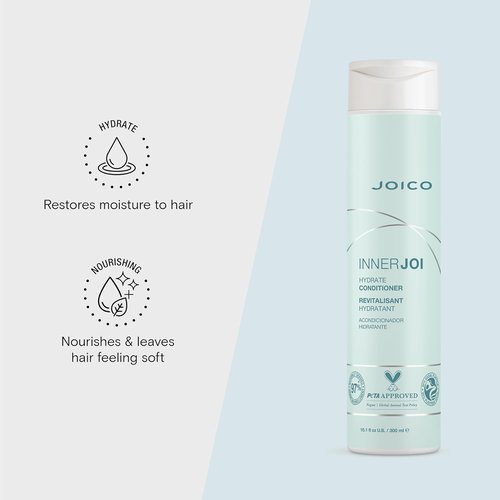 Joico InnerJoi Hydrate Conditioner - Nourishing Formula for Dry Hair & Scalp | Sulfate & Paraben Free