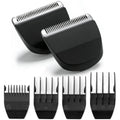 Wahl Peanut Clipper Blades - 2 Pack Professional Replacement Blades with 4 Guards | Smooth Cutting, Black