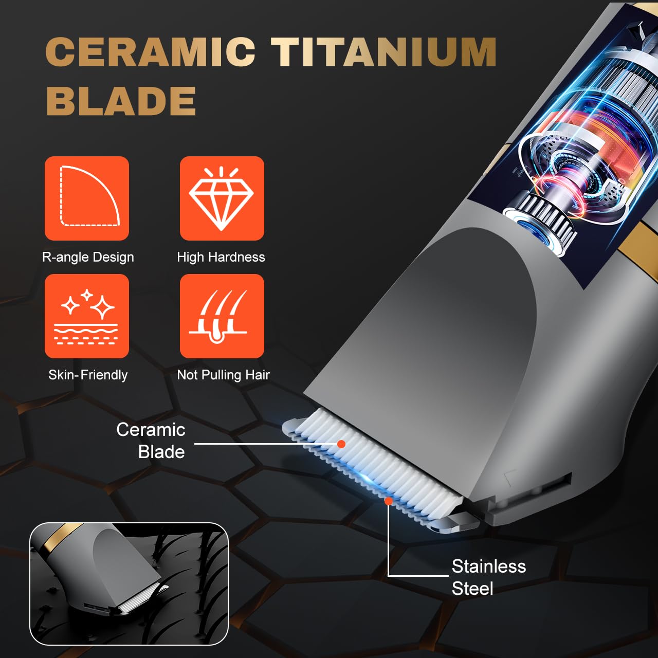 Zivelier Ball Shaver for Men, 3-in-1 Multifunction Body Hair Trimmer & Pubic Shaver with Titanium Blades (No Nicks!), IPX7 Waterproof Electric Razor, LED Display, Wet/Dry