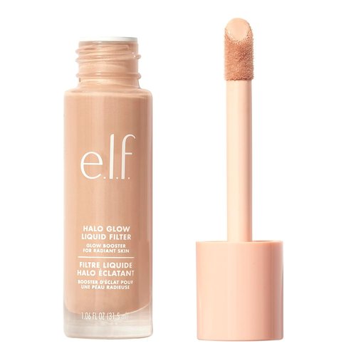 e.l.f. Halo Glow Liquid Filter - Complexion Booster for Glowing Skin | Vegan, Cruelty-Free, 4 Medium