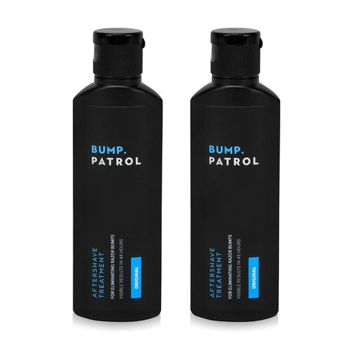Bump Patrol Original Formula Aftershave Treatment Serum – Razor Bump Stopper and Ingrown Hair Treatment for Men and Women, Ingrown Hair Serum with Salicylic Acid - 4 oz (Pack of 2)