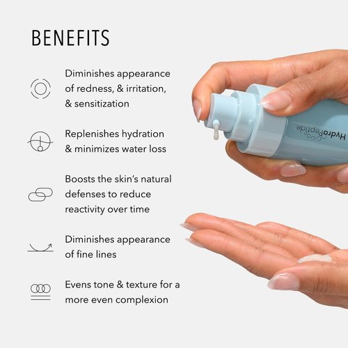 Hydropeptide Soothing Serum - Moisturizing Anti-Aging Peptide Facial Serum | 1 Ounce