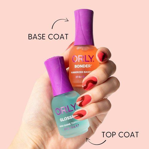 Orly Bonder - Nail Polish Base Coat for Long-Lasting Manicures & Pedicures | Non-Toxic | 0.6 fl oz