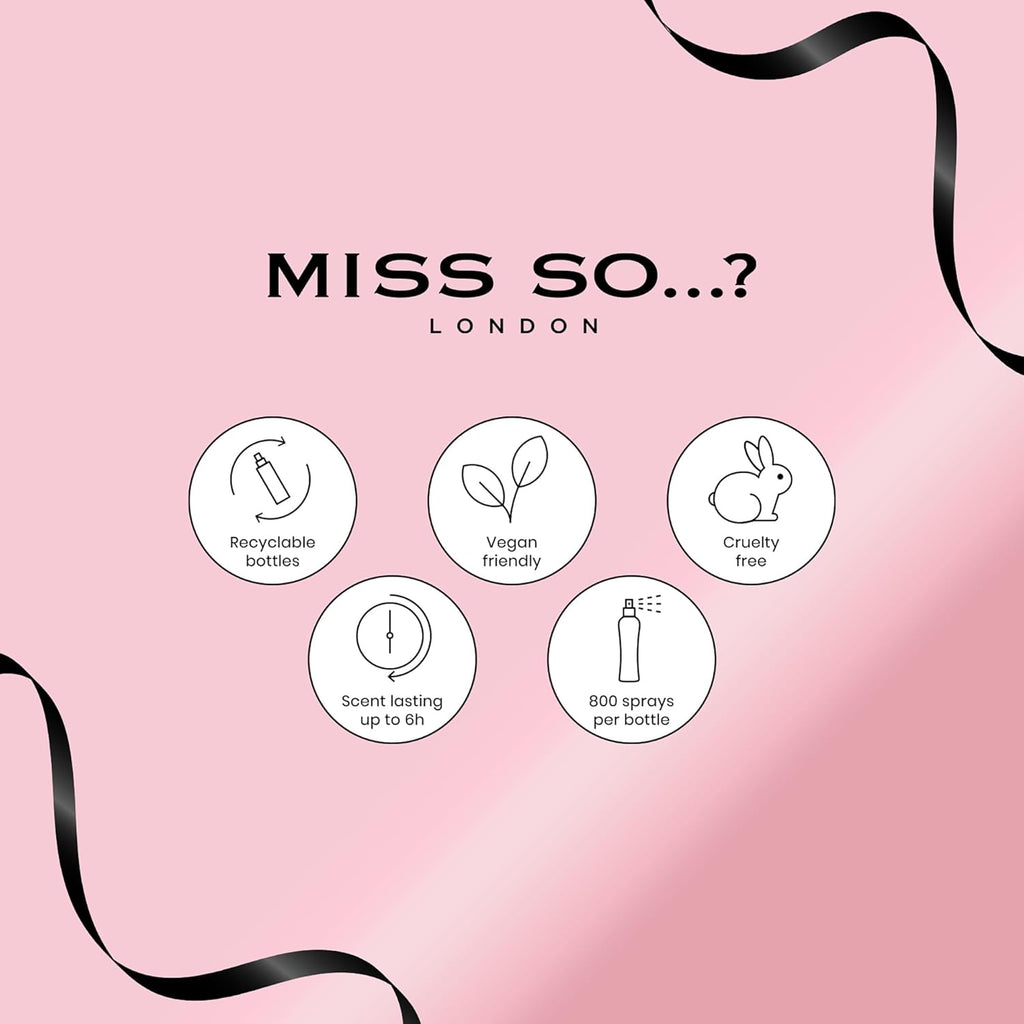 So…? Secret Crush Eau de Parfum for Women - Vegan Fragrance with Jasmine, Cherry Blossom & Musk - 1.7 oz Travel Size