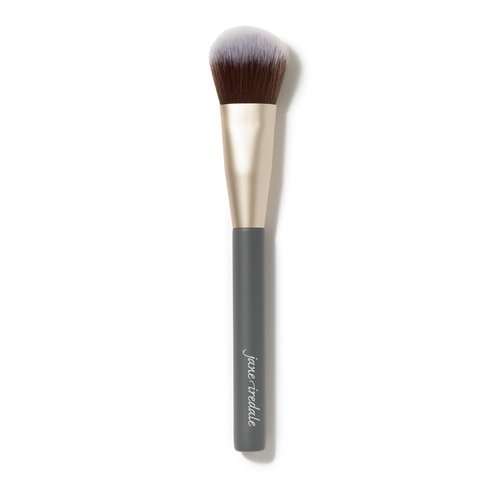 jane iredale Pro Series Cheek Brush, Medium, Tapered Cosmetic Brush Applies and Blends Cream, Liquid, and Powder Makeup Products, Vegan, Cruelty Free