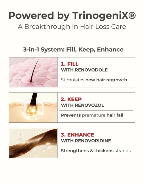 Motifull Hair Boosting Ampoule Tonic - Hair Growth Treatment for Thinning Hair | Lightweight Scalp Serum (1.69 fl. oz.)