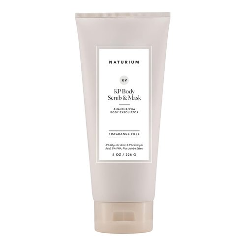 Naturium KP Body Scrub - Exfoliating Shower Scrub & Mask for Keratosis Pilaris, 8 oz