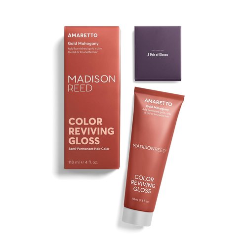 Madison Reed Color Reviving Gloss - Amaretto Bronze | Semi-Permanent Hair Gloss for Shine & Color Refresh, 4 Fl Oz