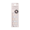 KISS imPRESS Press-On Nails - No Glue, Short Squoval Shape, Point Pink Color | 30 Nails & Accessories Included
