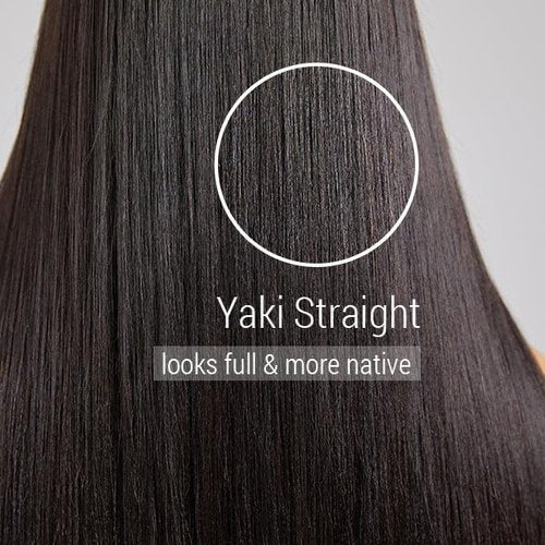 Emistar Layered Straight Synthetic Lace Front Wig for Black Women 13x6 Lace Front Wigs Soft & Natural as Human Hair Pre Plucked with Baby Hair Long Straight Synthetic Wig Natural Black (Black2.0)