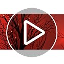 Indoor Halloween Spooky Tree Lights 24 Inch 2 Pack with Orange Red LED & Timer - Battery & USB Operated Decor