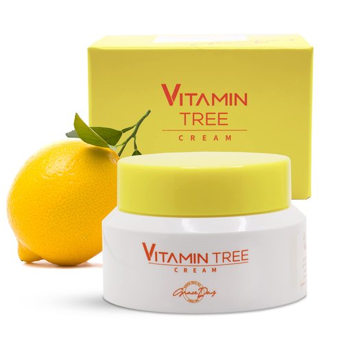 100% Certified Vegan Vitamin Tree Cream. Contains Vitamin C, Provitamin B5, vitamin E & B3. Effective Against Acne & Dark Spots and Sun Damage. Anti-Aging, Anti-Wrinkle Day and Night Cream with Natural Ingredients. 1,69 oz – Made in Korea (Face Cream)