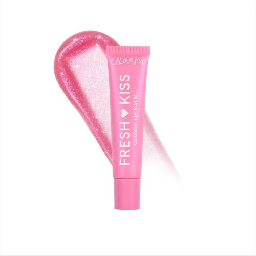 ColourPop Fresh Kiss Glossy Lip Balm - Hydrating Peptide-Enriched Formula - Pearlescent Raspberry Crème (0.49 oz)