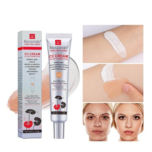 Skiennix Color Correcting CC Cream - Moisturizing, Waterproof Foundation With SPF 25 | Light Shade